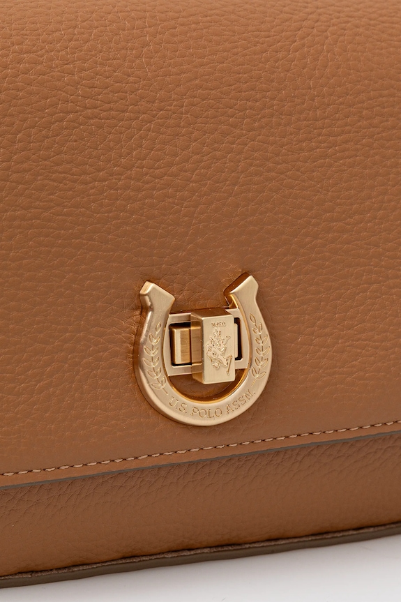 U.S. Polo Assn. Geantă crossbody de femei cu imitație de piele Middleton BIU0M8871WVP maro