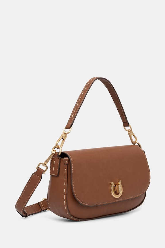 U.S. Polo Assn. crossbody kabelka dámska z imitácie kože Middleton BIU0M8871WVP hnedá AA00