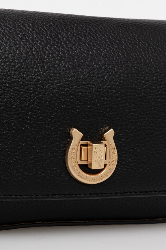 Akcesoria U.S. Polo Assn. torebka crossbody damska z imitacji skóry Middleton BIU0M8871WVP czarny