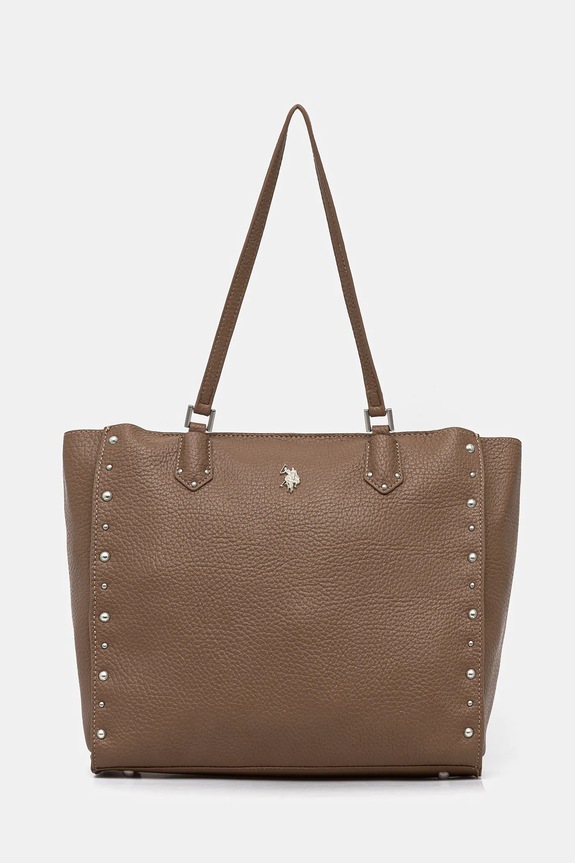 U.S. Polo Assn. torebka Upton aplikacja brązowy BIUU48894WVP