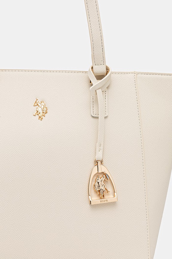 U.S. Polo Assn. сумка-шопер жіноча зі штучної шкіри Jones бежевий BIUJE8908WVP
