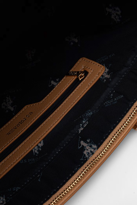 U.S. Polo Assn. сумка-шопер жіноча зі штучної шкіри Jones BIUJE8908WVP коричневий