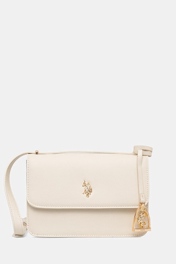 U.S. Polo Assn. torebka Jones nie mieści A4 beżowy BIUJE8909WVP