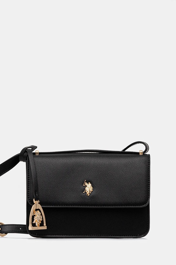 U.S. Polo Assn. borsetta Jones applique nero BIUJE8909WVP