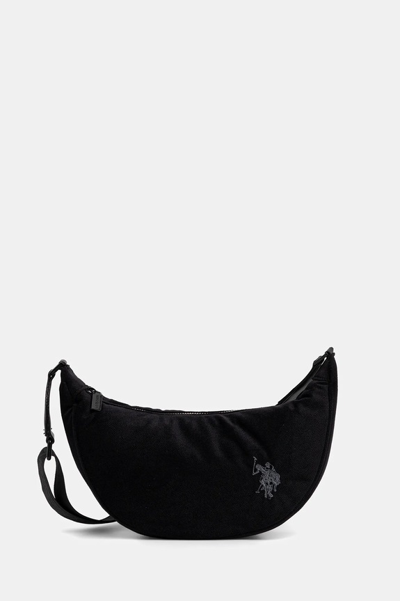 Τσάντα U.S. Polo Assn. Benton υφασμάτινο μαύρο BEUBB8745WZC