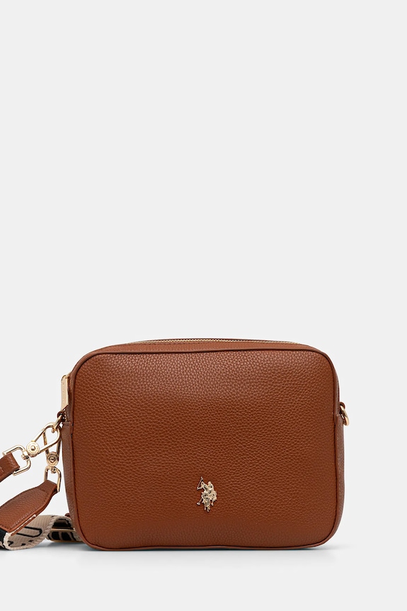U.S. Polo Assn. crossbody torba za žene od imitacije kože Mansion D. smeđa BEUE58716WVP