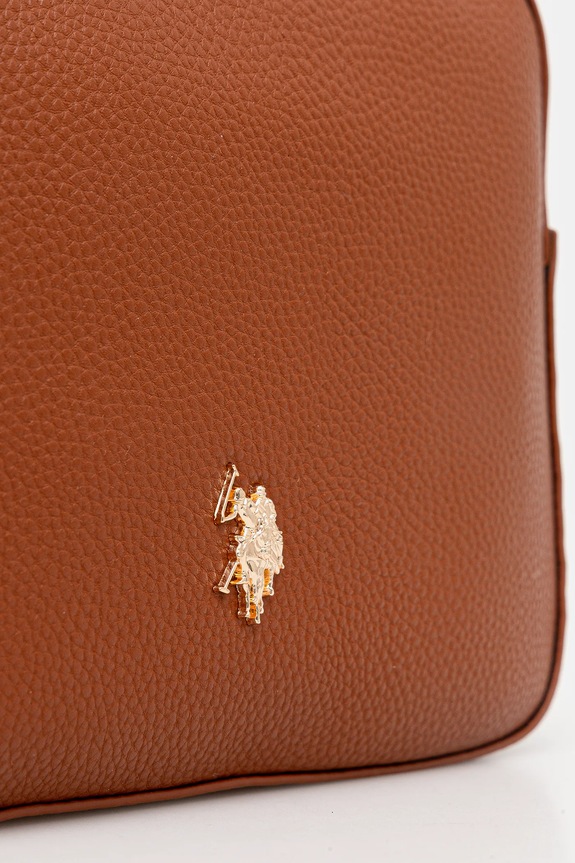 U.S. Polo Assn. crossbody torba za žene od imitacije kože Mansion D. smeđa BEUE58716WVP