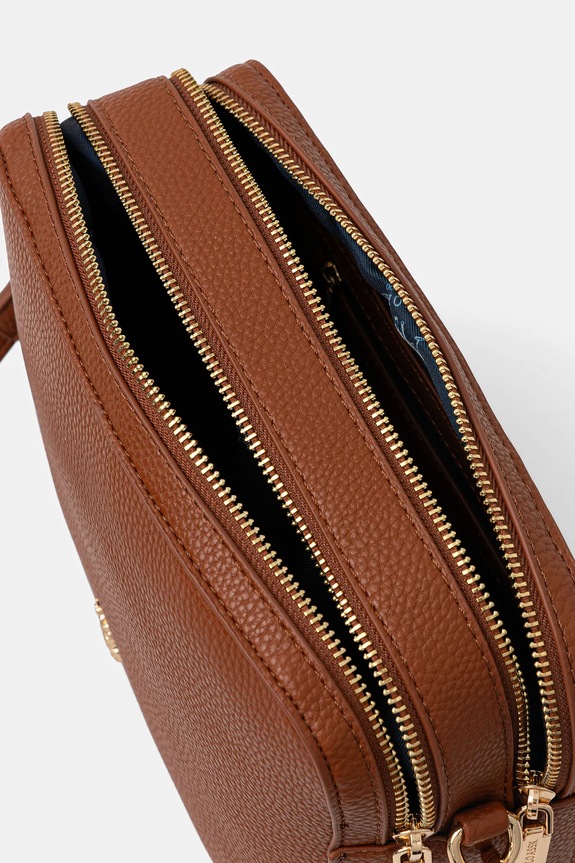 U.S. Polo Assn. crossbody torba za žene od imitacije kože Mansion D. BEUE58716WVP smeđa