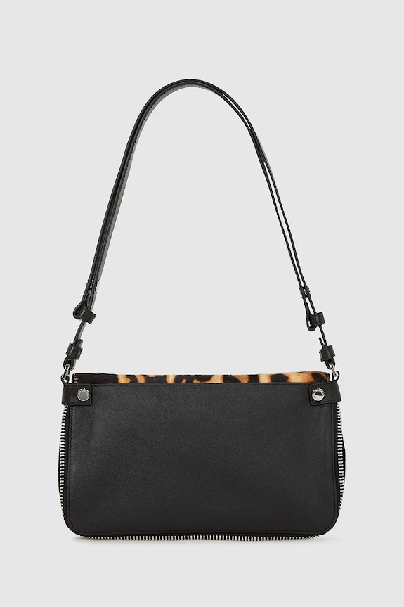Karl Lagerfeld poșetă de piele A4W30124 maro AW25