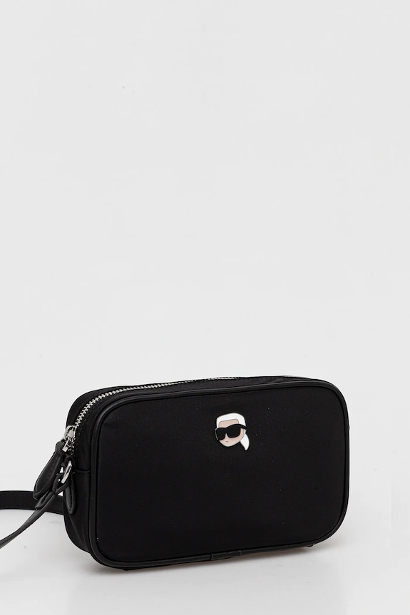 Τσάντα Karl Lagerfeld IKON A4W30308 μαύρο AW25