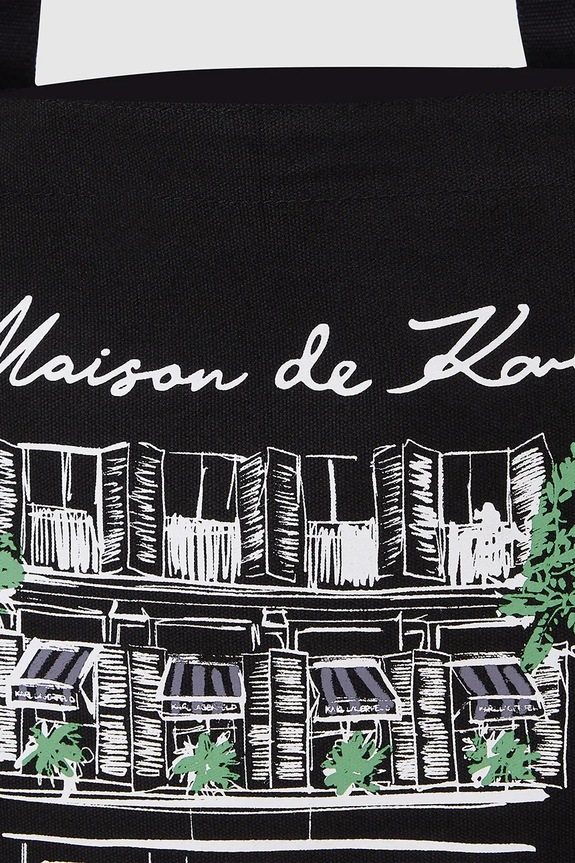 Dodaci Dvostrana torba Karl Lagerfeld K/SKETCH A4W50058 crna