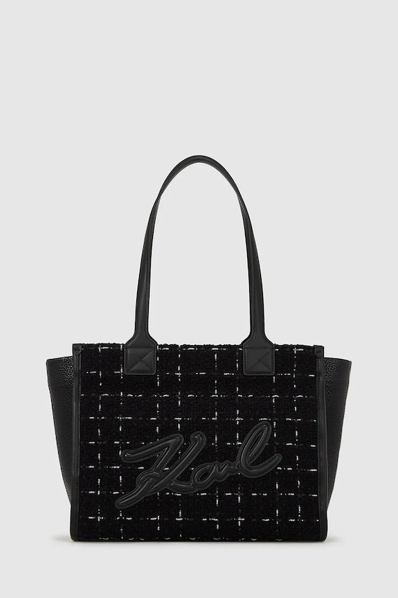 Torba Karl Lagerfeld K/SKUARE premalo za format A4 crna A4W30260