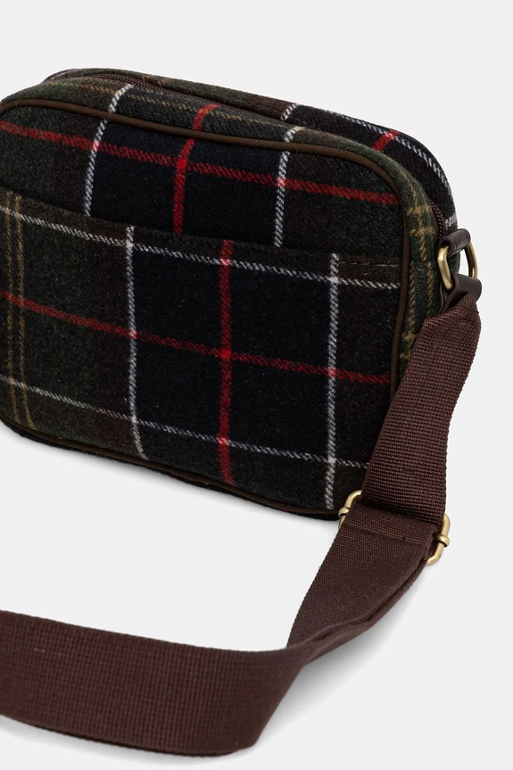 Accesorii Barbour geantă de mână cu amestec de lână LBA0478 verde
