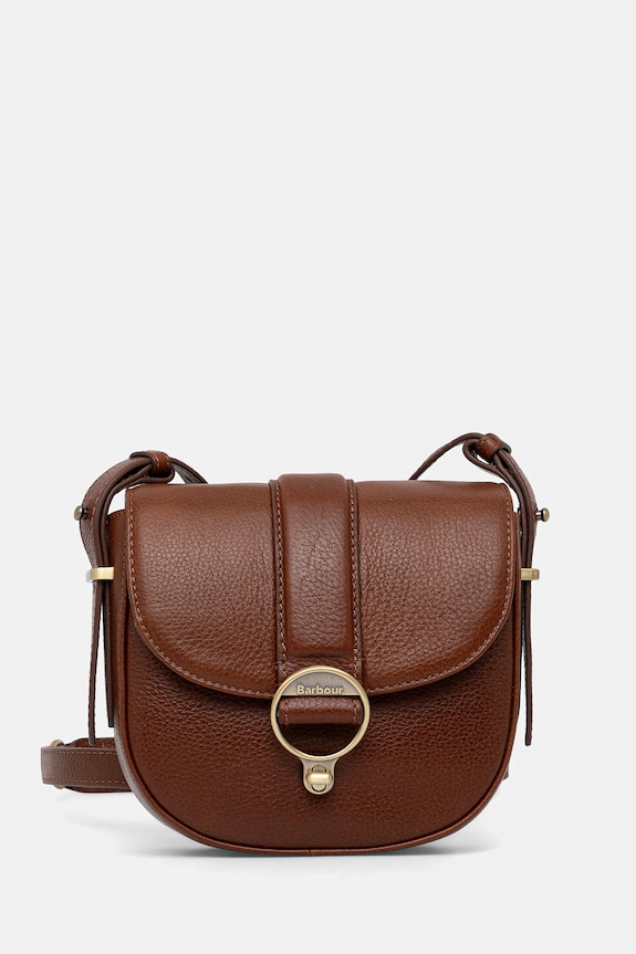 Barbour poșetă de piele uni maro LBA0490