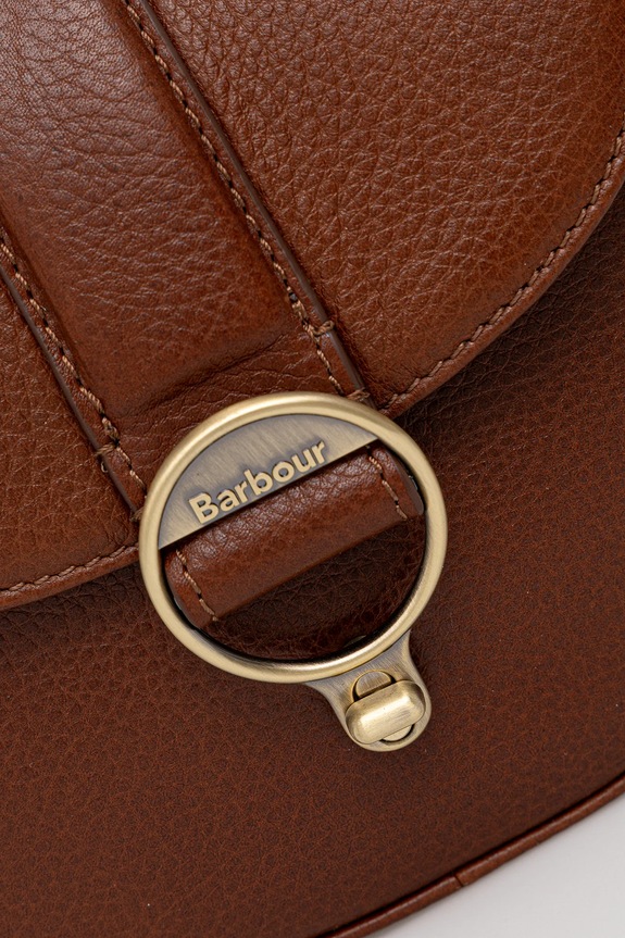 Accesorii Barbour poșetă de piele LBA0490 maro