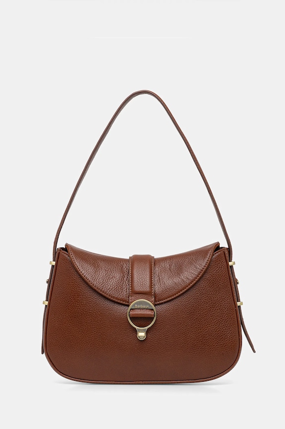 Barbour poșetă de piele uni maro LBA0493