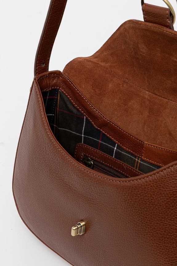 Barbour poșetă de piele LBA0493 maro