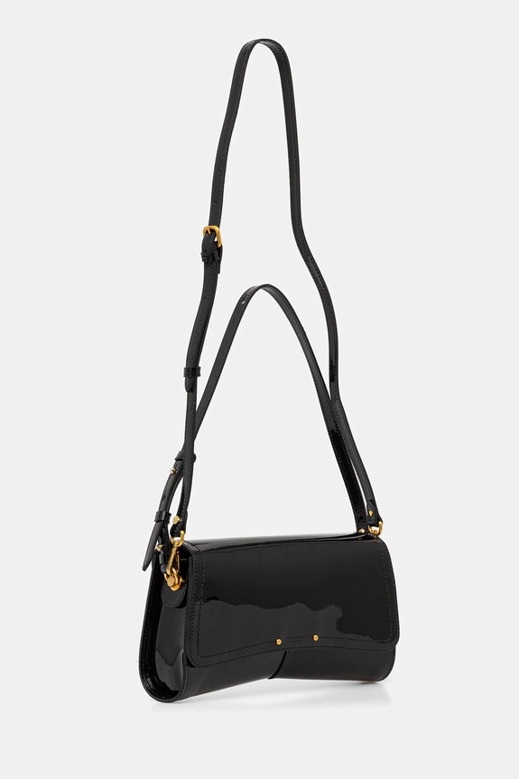Kožená kabelka Gianni Chiarini KEIRA BS.11601.VRPIU čierna AW25