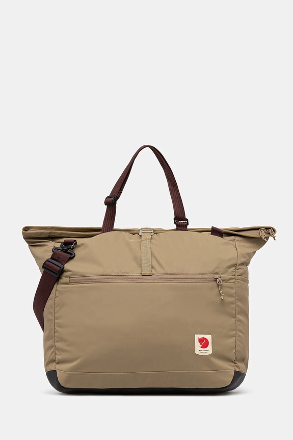 Τσάντα Fjallraven High Coast Tote 30L απλό μπεζ F23200331