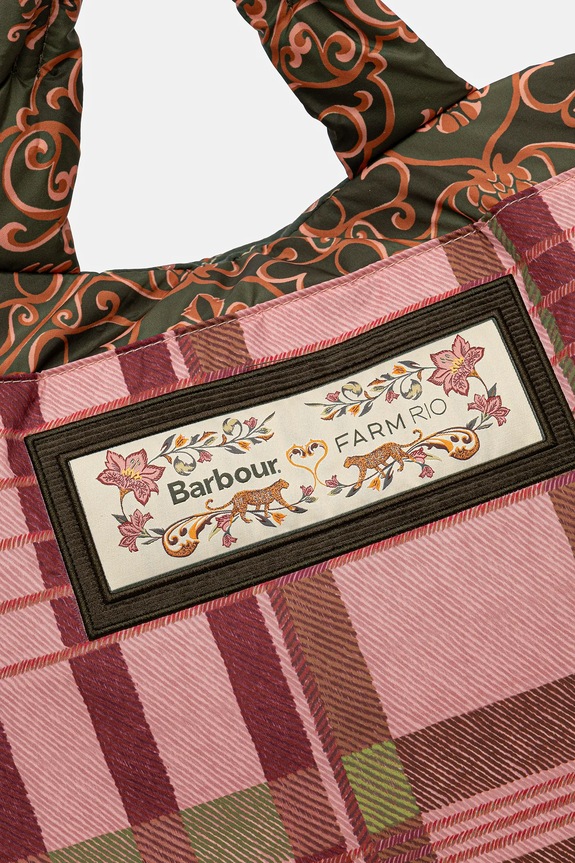 Doplňky Kabelka Barbour x Farm Rio LBA0476 růžová