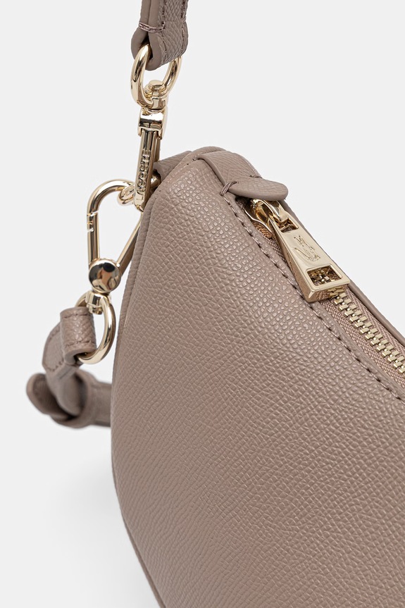 Lacoste poșetă de piele maro NF5101PH