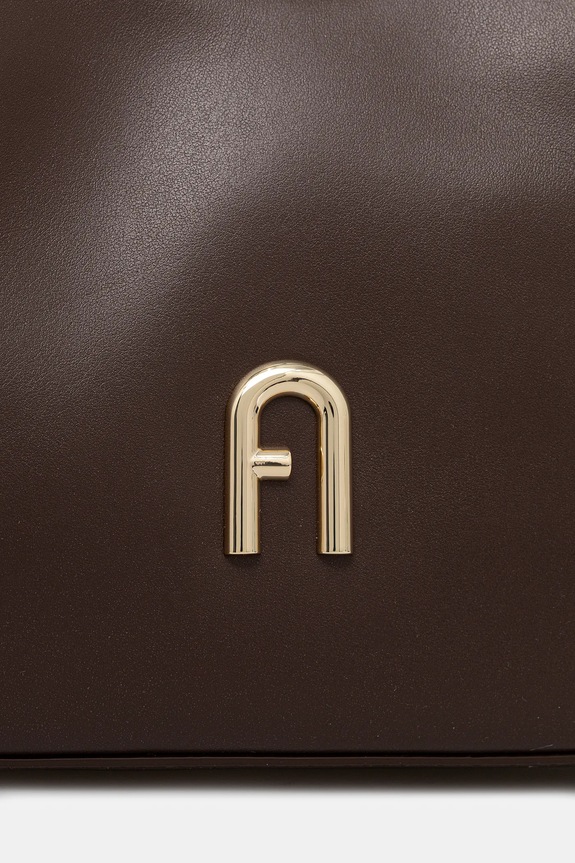 Δερμάτινη τσάντα Furla καφέ WB00782.AX0733.4284S