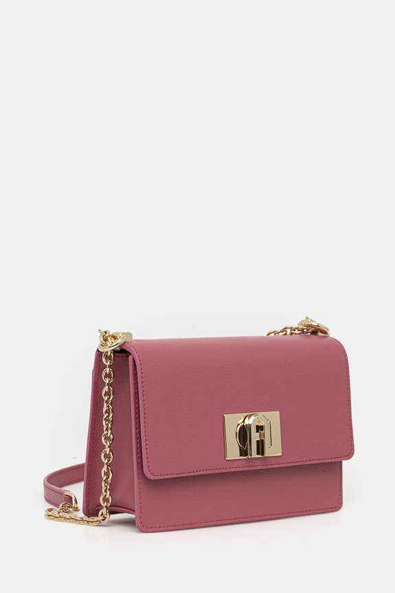 Δερμάτινη τσάντα Furla BAFKACO.ARE000.4147S ροζ AW25