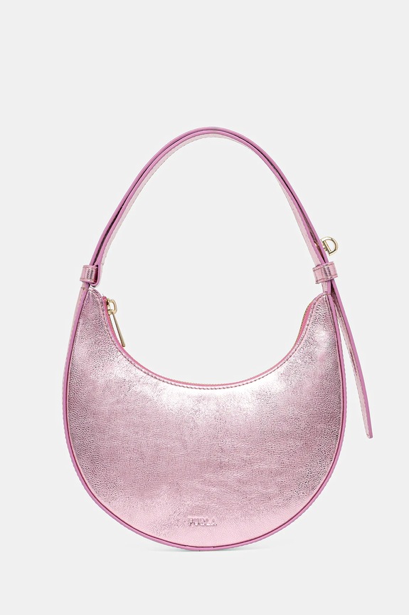 Usnjena torbica Furla Ne ustreza A4 roza WE00649.BX4150.4148S