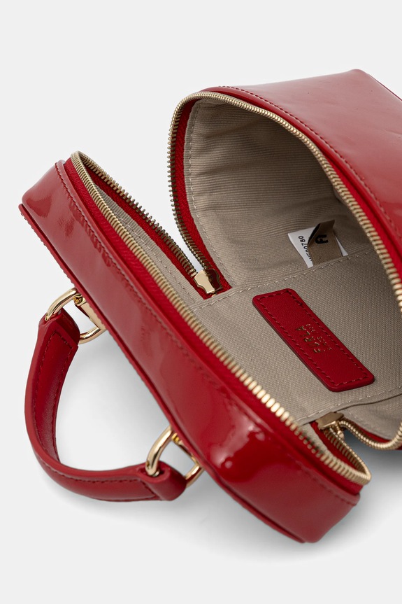 Δερμάτινη τσάντα Furla WE00780.BX0246.RT000 κόκκινο