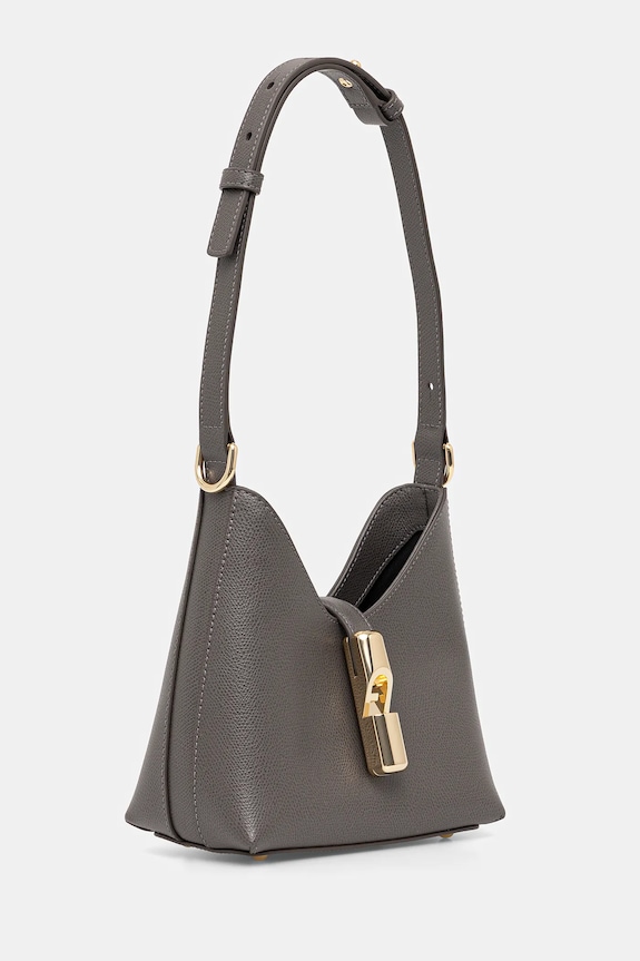 Kožna torba Furla WE00820.ARE000.4283S siva AW25
