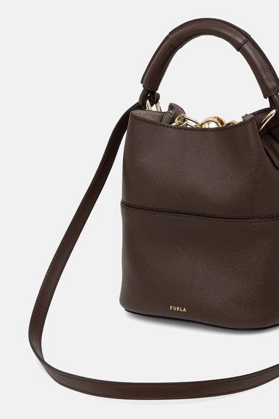 Kiegészítők Furla bőr táska WE00832.BX3169.4290S barna