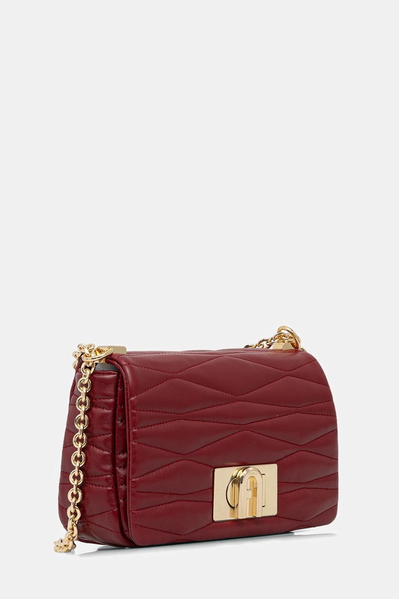 Kožená kabelka Furla WB01671.BX3221.CGQ00 burgundské AW25
