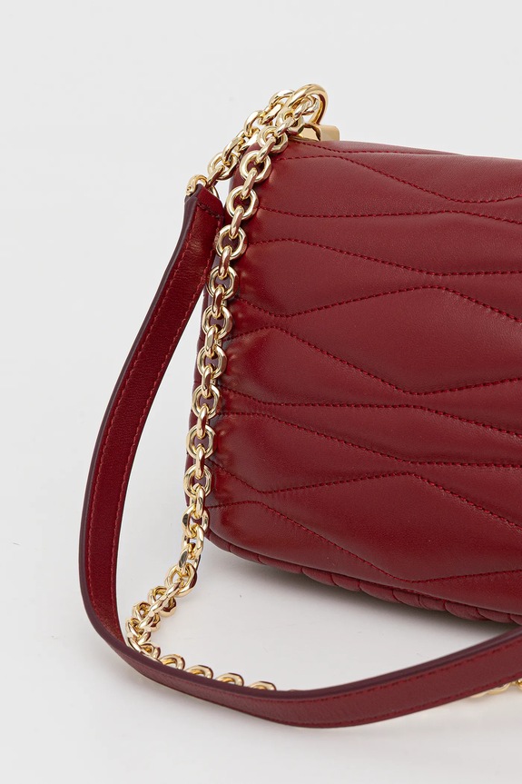Doplnky Kožená kabelka Furla WB01671.BX3221.CGQ00 burgundské