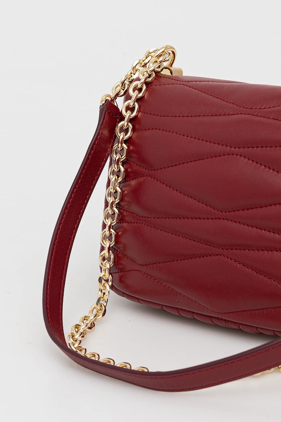 Doplnky Kožená kabelka Furla WB01671.BX3221.CGQ00 burgundské