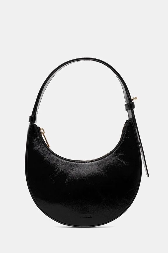 Furla torebka skórzana skóra licowa czarny WE00649.BX4100.O6000