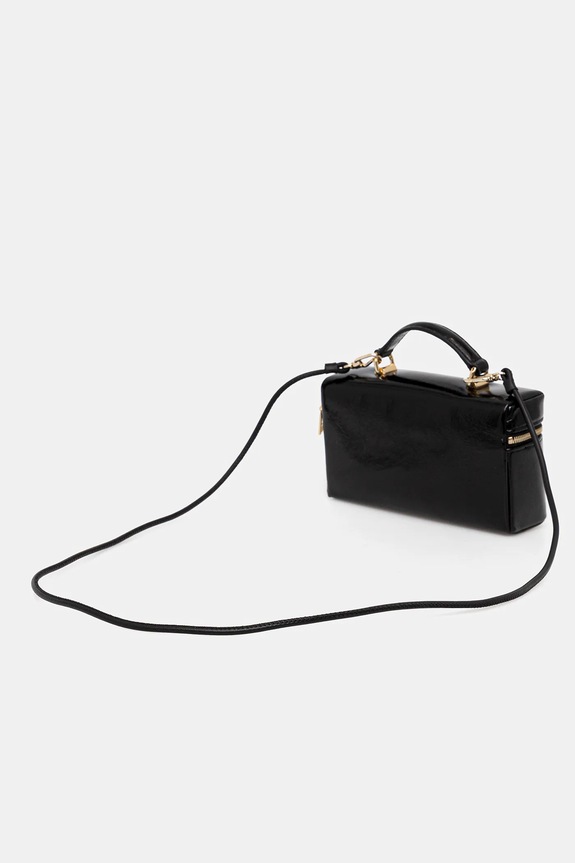 Δερμάτινη τσάντα Furla μαύρο WE00625.BX4100.O6000