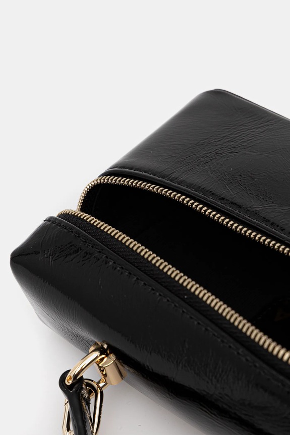 Δερμάτινη τσάντα Furla WE00625.BX4100.O6000 μαύρο