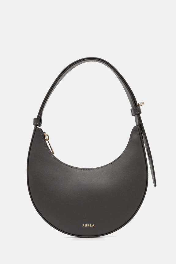Usnjena torbica Furla Ne ustreza A4 siva WE00649.AX0733.4283S