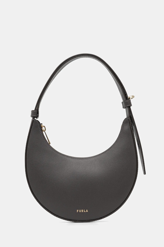Usnjena torbica Furla Ne ustreza A4 siva WE00649.AX0733.4283S