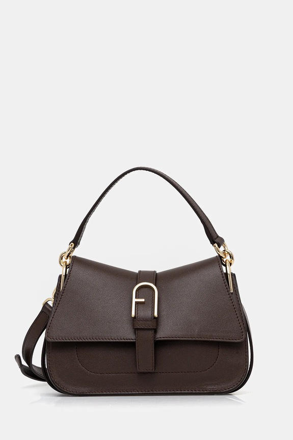 Furla poșetă de piele uni maro WB01032.BX2045.4284S