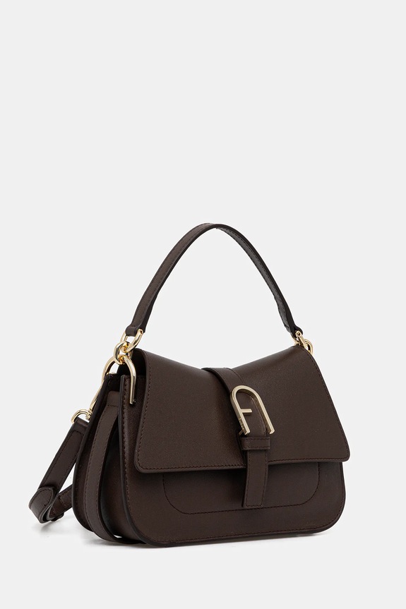 Furla poșetă de piele WB01032.BX2045.4284S maro AW25