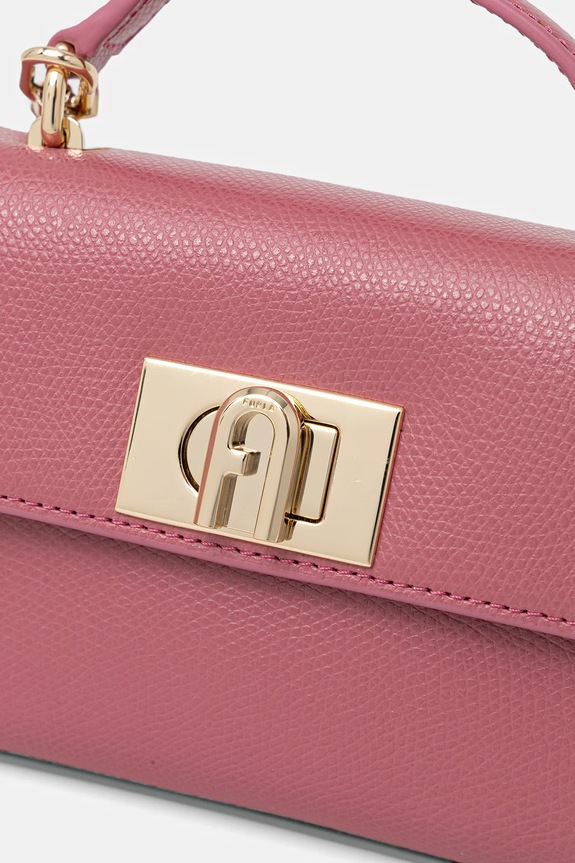 Δερμάτινη τσάντα Furla ροζ WE00423.ARE000.4147S