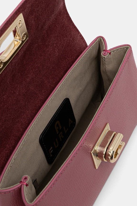 Δερμάτινη τσάντα Furla WE00423.ARE000.4147S ροζ
