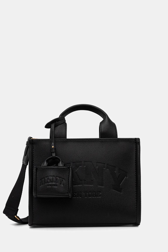 Τσάντα Dkny HADLEE συνθετικό μαύρο R53AAC80