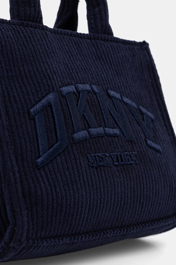 Dkny geantă din catifea HADLEE bleumarin R53ADM56