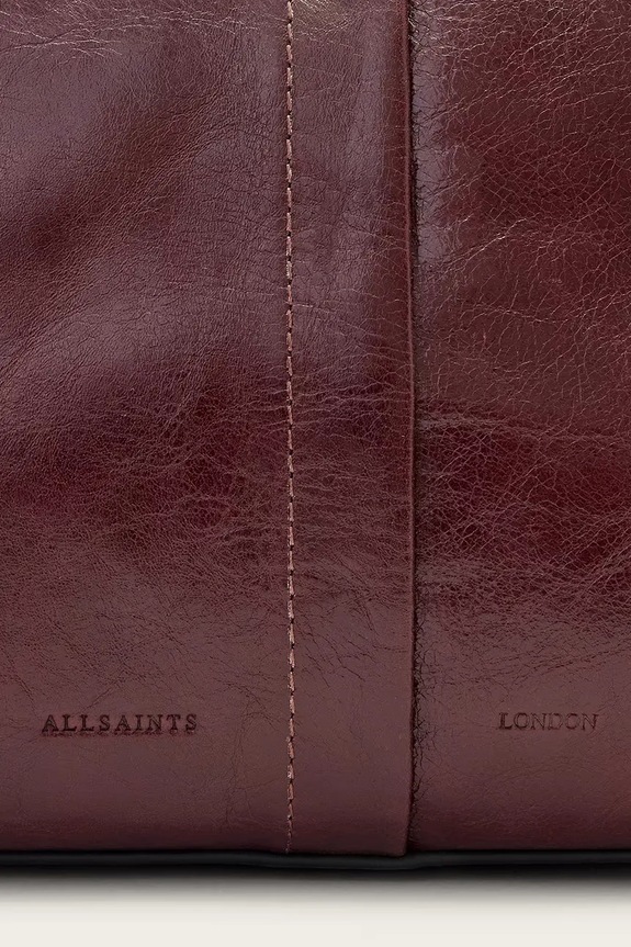 Δερμάτινη τσάντα AllSaints ARA W284XD κόκκινο