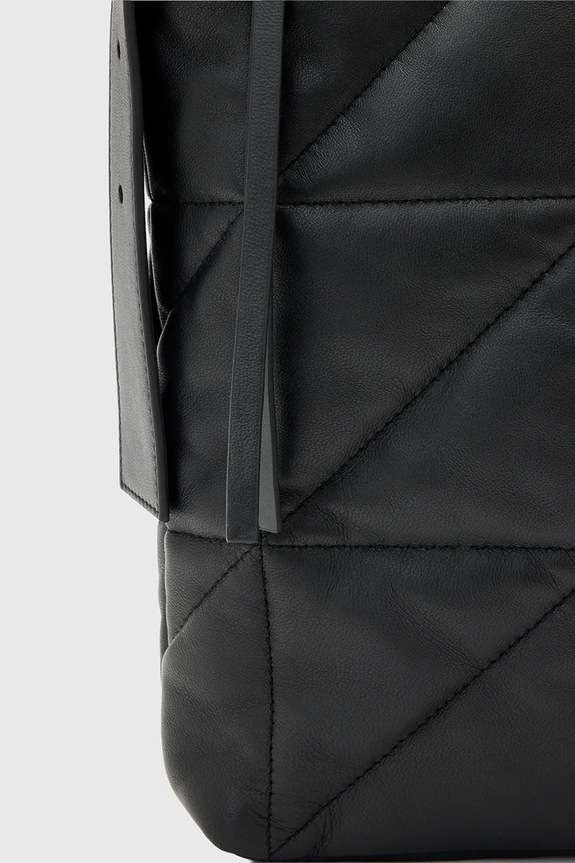 Шкіряна сумочка AllSaints EDBURY W345XD чорний