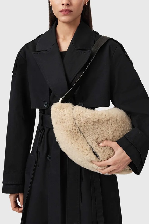 Кожаная сумочка AllSaints LUNA W217XD