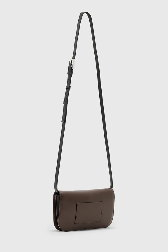 Doplňky Kožená kabelka AllSaints MAEVE W268XD hnědá