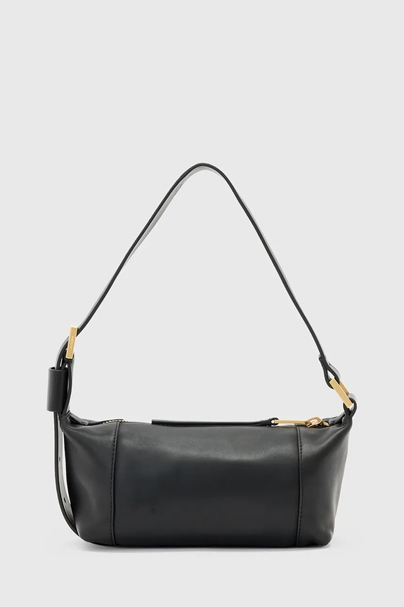 Аксесуари Шкіряна сумочка AllSaints VEGA W196XD чорний